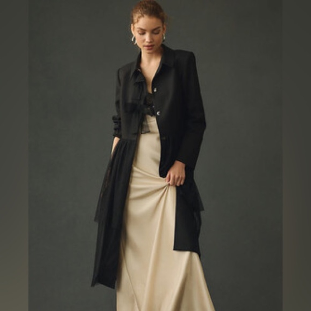 NWT Anthropologie Mare Mare Tulle Skirted Jacket, S